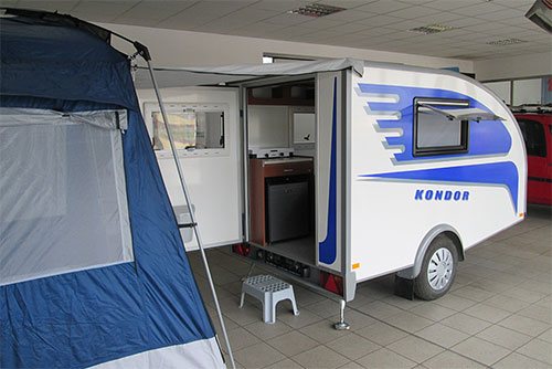 KONDOR - Kleiner wohnwagen  für 2 personen